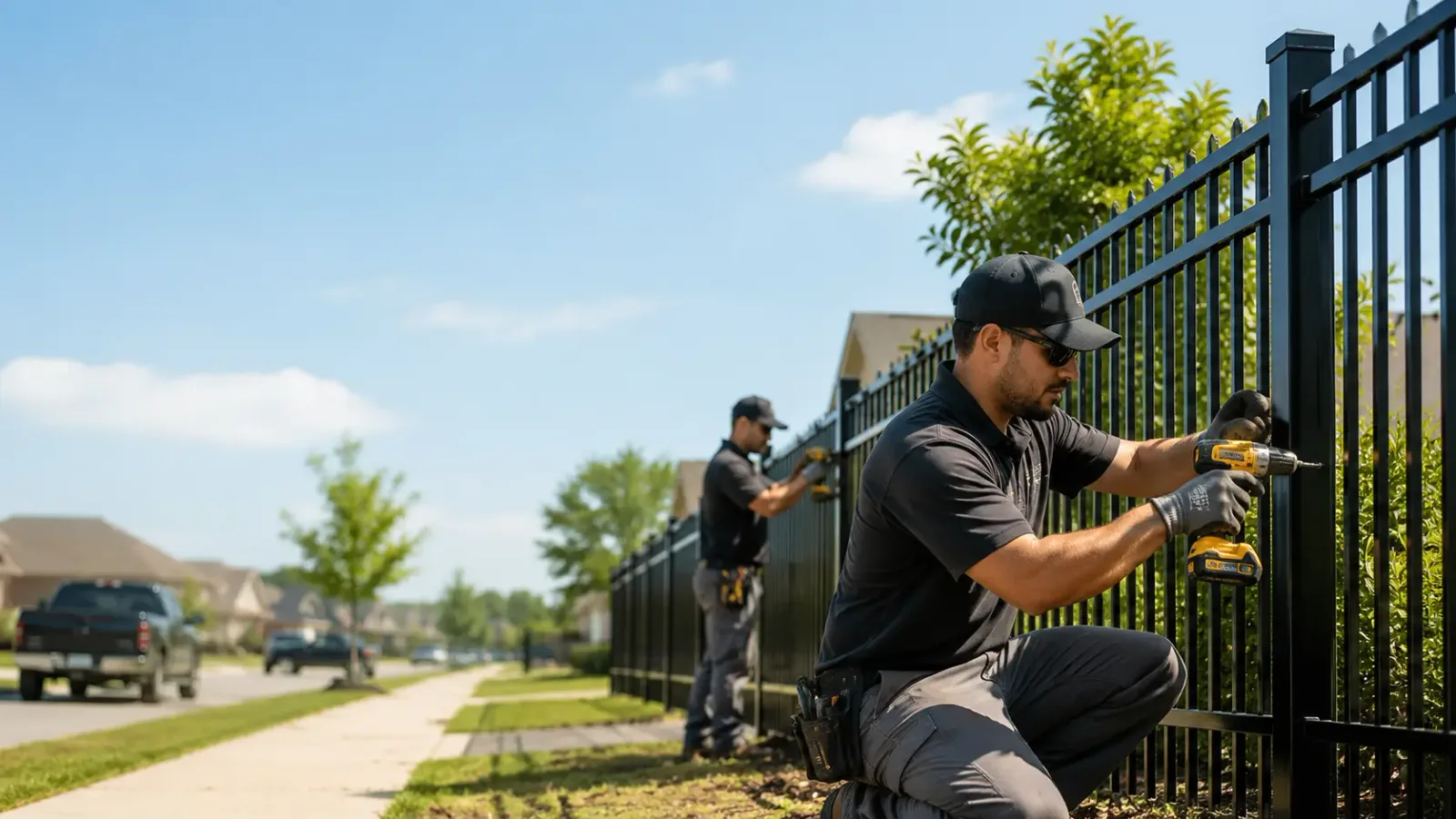 Metal Fence Installation in Deville, LA